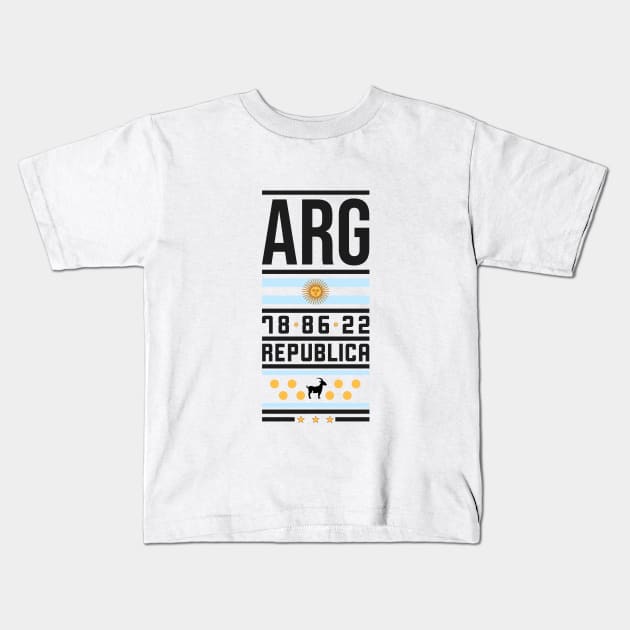 Argentina Republica Kids T-Shirt by Argento Merch